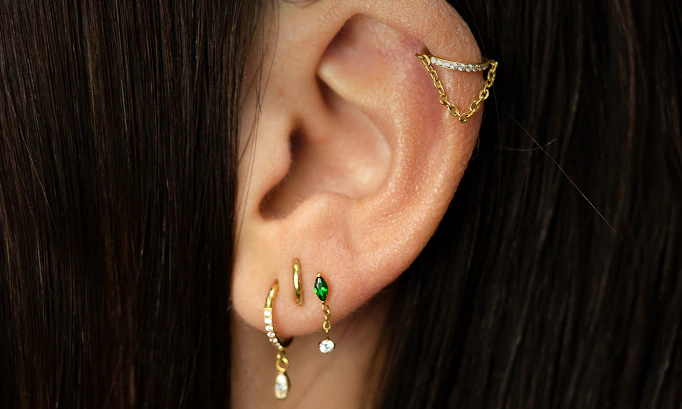 Joya para Piercing Helix de Titanio